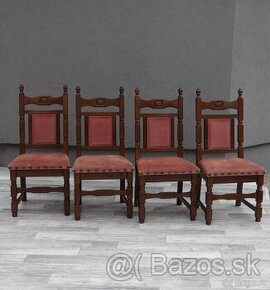 Set starožitných stoličiek – ( 4 ks ). - 1