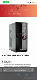 Skrina CMC-SM 602 BLACK/RED