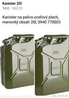Bandaska 20 litrová