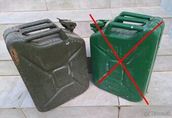 Plechovy kanister 20L
