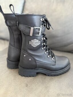 Harley dámske kožené topánky