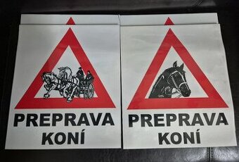 Samolepky - konský prepravník