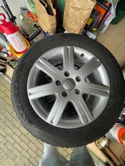 Audi Q7 originál zimné disky R18 + Hankook 255/55 R18