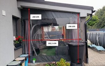 Predám 4 ks pvc plachty na altánok, terasu