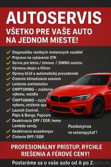 🚗 AUTOSERVIS – VŠETKO PRE VAŠE AUTO NA JEDNOM MIESTE 🚗