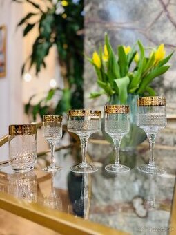 Vzácna sada 30 ks pohárov Lednické Rovne ČSSR+ darček