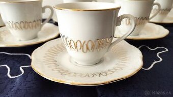 Kávová súprava, šálky Slavkov Czechoslovakia
