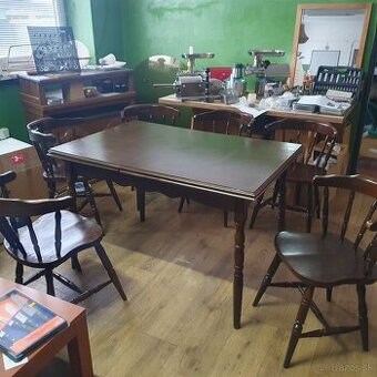 Predám nábytok Nevada stôl, stoličky, obývacie stena