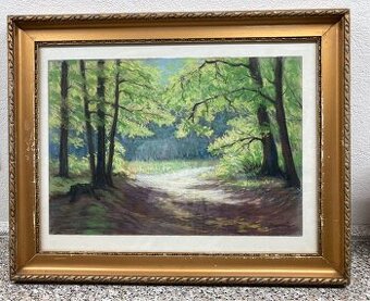 Predám obraz: Masarovič Jozef - Partia z lesa na kolibe