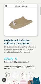 LevinFelin mušelínové hniezdo