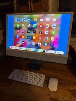 Apple iMac 24” M1, 8 GB RAM, 256 GB SSD, modrý