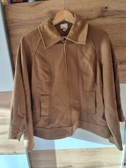 Prechodný kabátik horčicovej farby