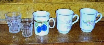 Staré hrnčeky a duritky po 0,5 e