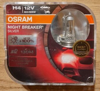 Autožiarovka OSRAM Night Breaker Silver - H4 - P43t