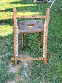 starý rám na vyšívanie