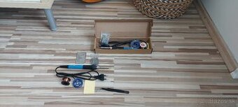 Mikrospájka 230V/60W, s výmennými hrotmi+cín+držiak+pinzeta.