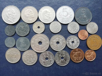 mince Dánsko a švédsko