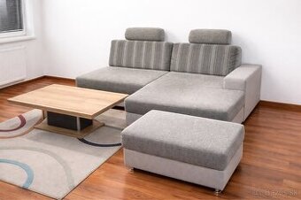 Predám sedaciu súpravu + taburetku