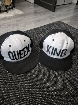 Šiltovky párové čierno-biele