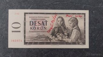 10 kčs 1960