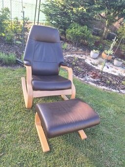 Kozene relaxacne kreslo