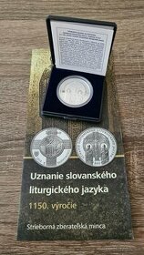 10€ Uznanie slovanského liturgického jazyka - proof