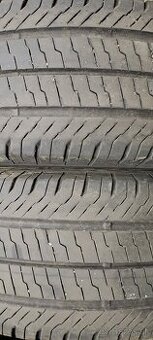Predám 2ks jazdené 225/65r16C Continental na dodávku