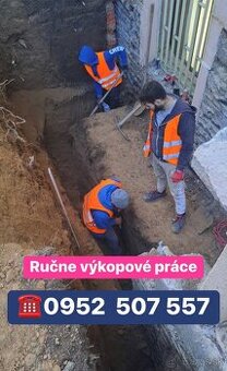 Ručne výkopové a búracie práce