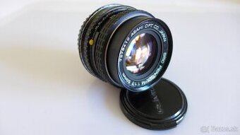SMC Pentax-M 50mm f/1.7 – zachovalý, s redukciou na Canon