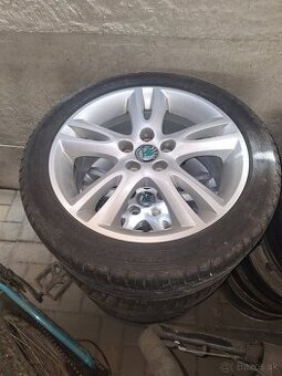 Elektróny orig.Skoda 5x100 r16 s letnými pneu 215/40r16