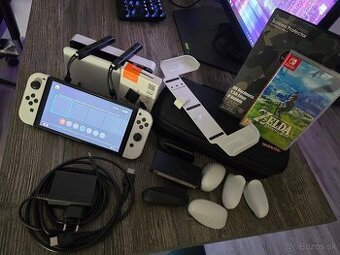 Nintendo Switch OLED 64GB+256GB s príslušenstvom