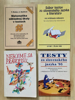 Matematika, pravopis, testy zo SJ