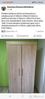 Šatníková skriňa