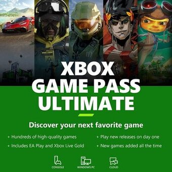 Xbox Game Pass Ultimate 12+1 FREE
