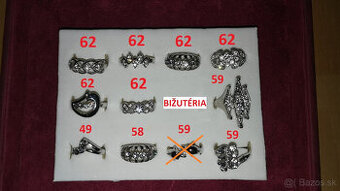 ✅ DÁMSKE PRSTENE (veľkosť 58-62) ✅