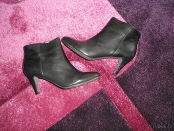 kožený kabat + kotničky č.41