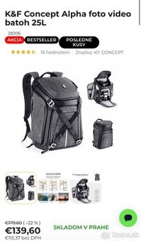 K&F Concept Alpha batoh