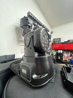 4x LED ROTAČNÉ HLAVY WASH 7x12w RGBWAU