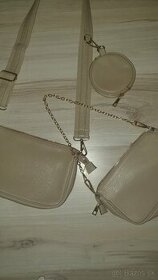 3-kombinácia kožennej kabelky - 1