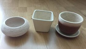 Črepníky - keramika, terakota, plast