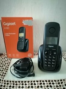 Prenosný telefón Gigaset A180 čierny - 1