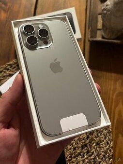IPHONE 16 PRO 256GB natural titanium, komplet, ZÁRUKA 1/2027