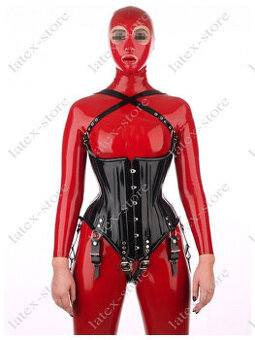 Latexovy korzet L - novy