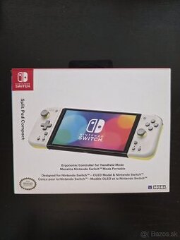 Hori Split Pad Compact – Light Grey/Yellow – Nintendo Switch