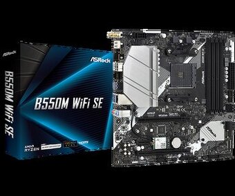 ✅ Asrock B550M Pro4 wifi + antény + bluetooth ✅