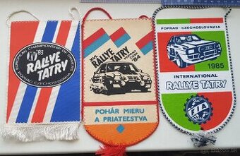 Vlajky  a plakety Rallye Tatry