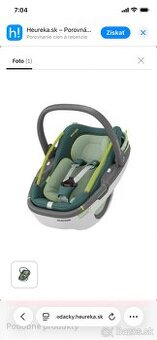 Autosedacka Maxi Cosi coral 360 + Isofix otocna zakladna