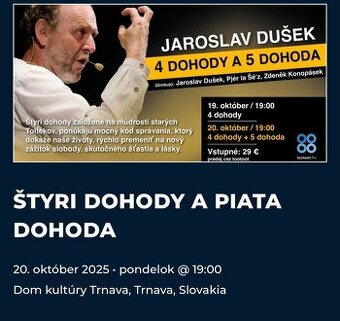 Lístky Dusek,Trnava
