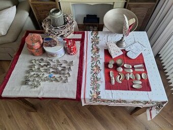 Vianočné pečenie, prestieranie