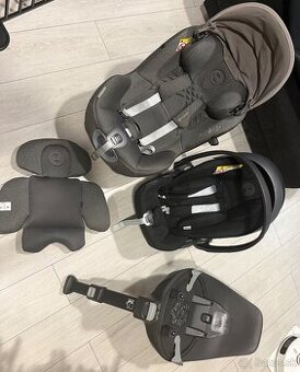CYBEX Sirona T i-Size a Cloud Z2 i-Size, black so zakladnou